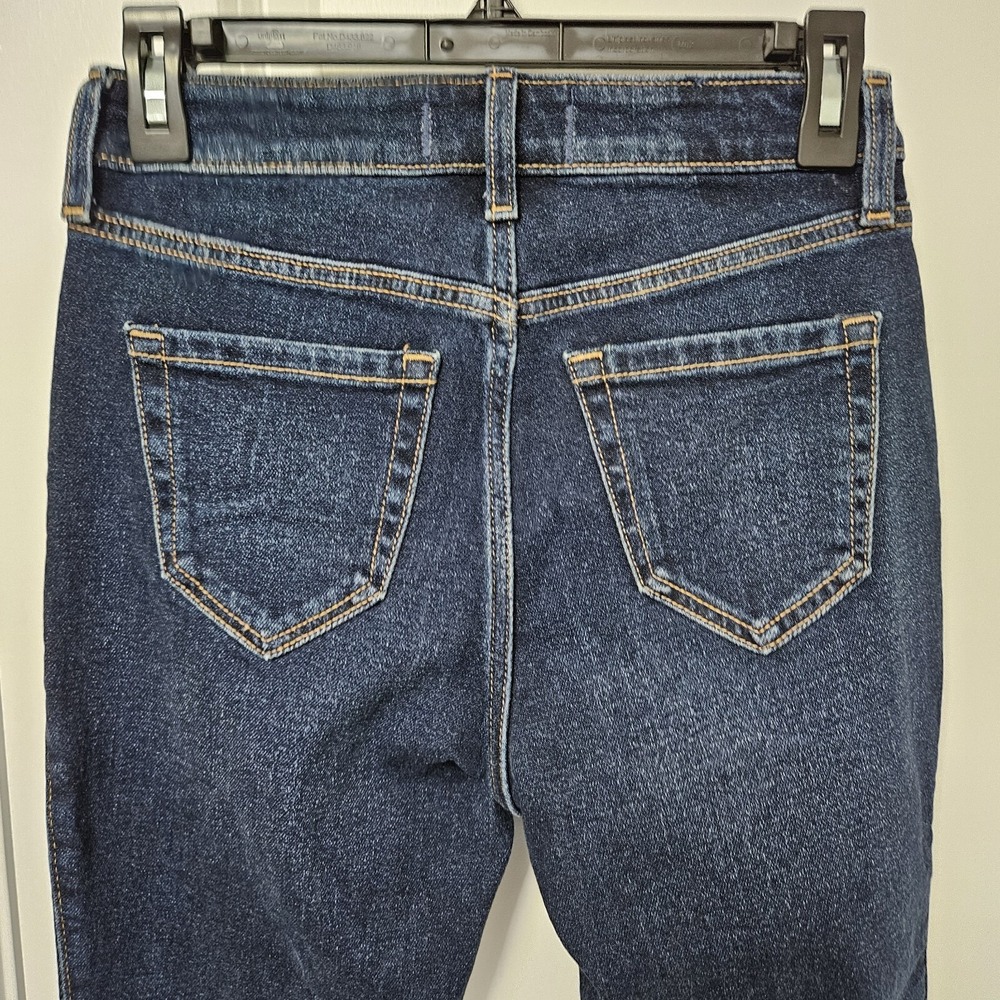 NWT Abercrombie &‎ Fitch Jeans Women's 0R (26x27) Blue The Skinny Distressed - Picture 10 of 11